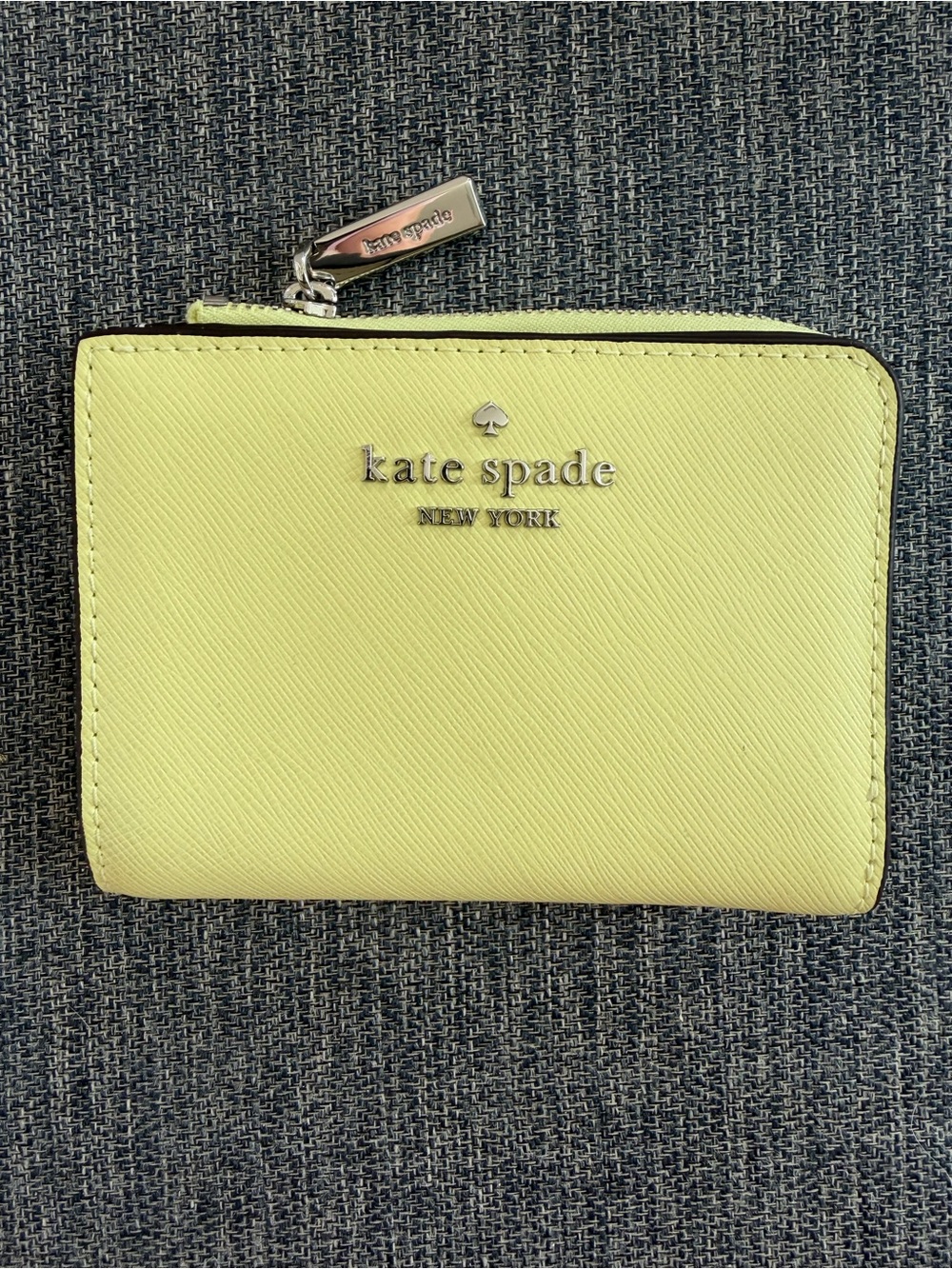 KATE Spade - Small Yellow Zip Wallet